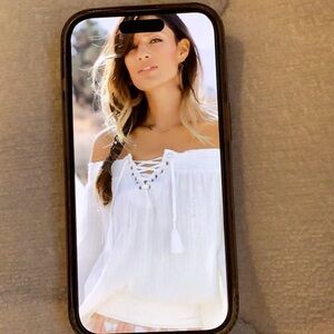 A New Day Creamy white Off-Shoulder Blouse by Venus